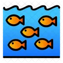 Meer Unterwasser Fisch Symbol