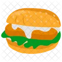 Meeresfruchte Burger Thunfisch Burger Burger Icon