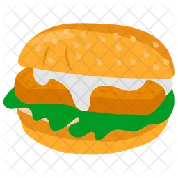 Meeresfrüchte-Burger  Symbol