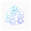 Business Meeting Merger Icon