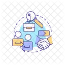 Business Meeting Merger Icon