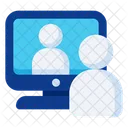 Meeting Online Meeting Interview Icon