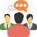 Meeting Chat Communication Icon
