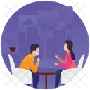 Meeting Meetup Dine Out Icon