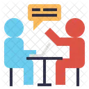 Meeting Discussion Talk Icon