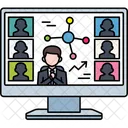 Meeting Online Team Icon