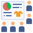 Meeting Brainstorm Presentation Market Research Analytics Business Product Icon