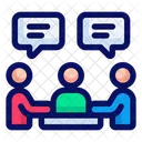 Meeting Discussion Group Icon