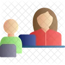 Meeting Conference Discussion Icon