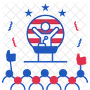 Election Candidate Us Icon