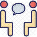 Meeting Collaboration Chitchat Icon