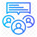Meeting Bubble Speech Chat Icon