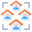 Meeting Virtual Group Meeting Icon