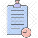 Meeting Minutes Lineal Color Icon Icon