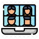 Assistance Conference Moniter Icon