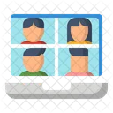 Assistance Conference Moniter Icon