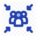 Arrow People Simple Icon