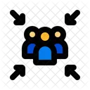 Arrow People Simple Icon