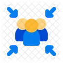Arrow People Simple Icon