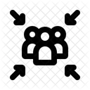 Arrow People Simple Icon