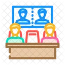Hybrid Meeting Room Icon
