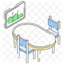 Meeting Room Conference Room Furniture Icon