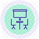 Meeting Room Line Icon Icon