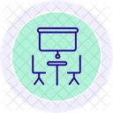 Meeting Room Line Icon Icon