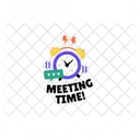 Meeting Time Time Schedule アイコン
