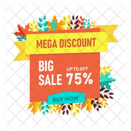 Mega Discount  Icon