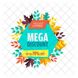 Mega Discount  Icon