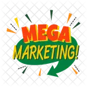 Mega Marketing Vente Remise Icône