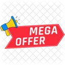 Mega Oferta Mega Venta Mejor Venta Icono