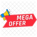 Mega Offer Mega Sale Best Sale Icon
