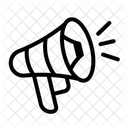 Megaphon Ankundigung Kommunikation Symbol