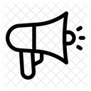 Megaphon Ankundigung Kommunikation Symbol