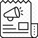 Megafon Presse Veroffentlichung Symbol