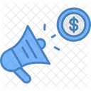 Megaphone Marketing Money Icon