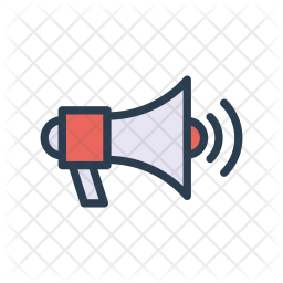 Megaphone Icon Of Colored Outline Style Available In Svg Png Eps Ai Icon Fonts