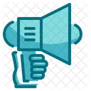 Megaphone Advertise Hand Icon