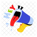 Megaphone Announcement Megaphone Alert Loudspeaker アイコン