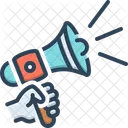 Megaphone Loudspeaker Marketing Icon