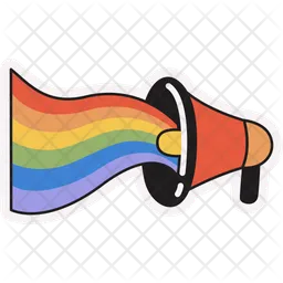 Megaphone sticker Icon - Download in Sticker Style