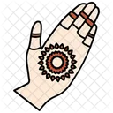 Mehndi Henna Art Icon