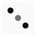 Mehr Diagonal Einstellung Einstellungen Symbol
