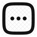 Mehr Horizontales Quadrat Symbol