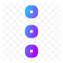 Mehr Horizontales Quadrat Symbol