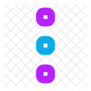 Mehr Horizontales Quadrat Symbol