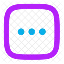 Mehr Horizontales Quadrat Symbol