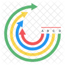 Kreisdiagramm Kreisdiagramm Modernes Diagramm Symbol